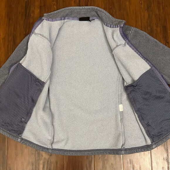 VTG Y2K PATAGONIA SYNCHILLA W's Fleece Full Zip Jacket Grayish Purple USA MADE - Picture 5 of 12